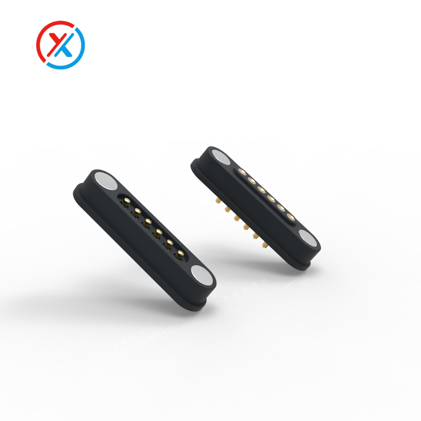 Pogo Plugs Supplier | Magnetic Connectors 6 Pins 12V DC 1A
