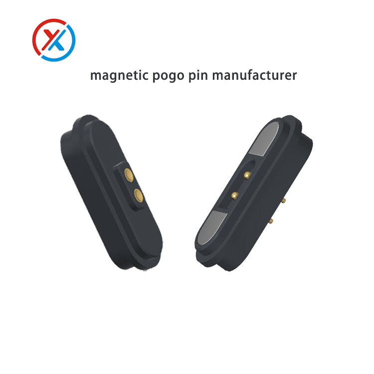 Magnetic 2 Pin Power Connector Manufacturer,3A Current Pogo Connector Male And Female Heads-SM100