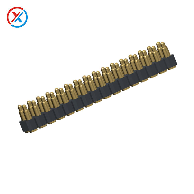 Pogo pin connector spring loaded contact,pogo pin connector 32 pin smt