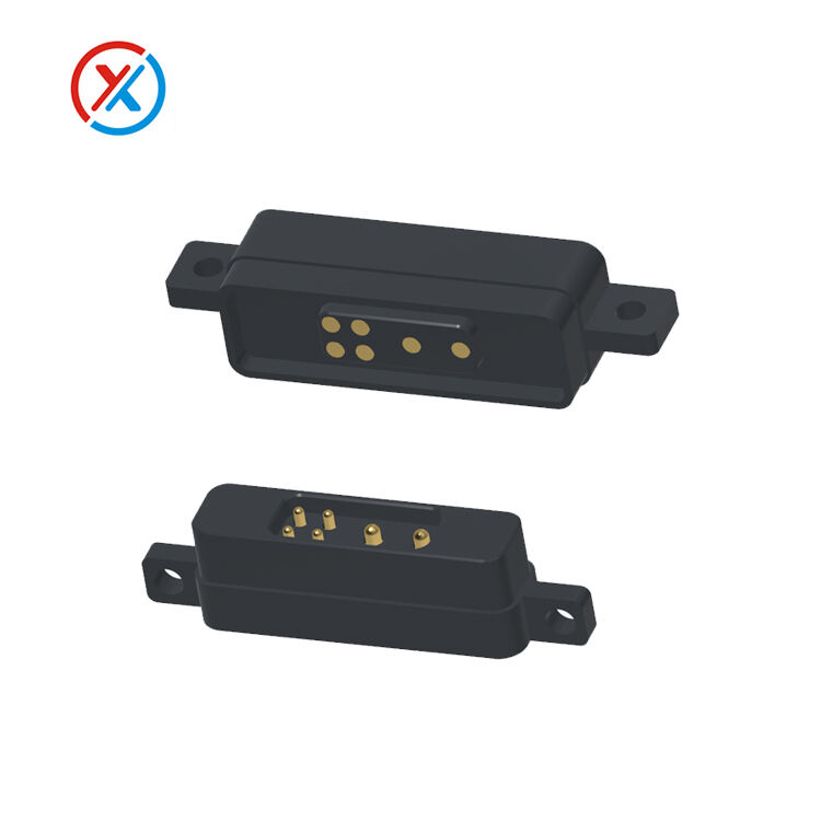 Pogo Magnetic Father and mother，6 Pin Magnetic Pogo Connector Supplier