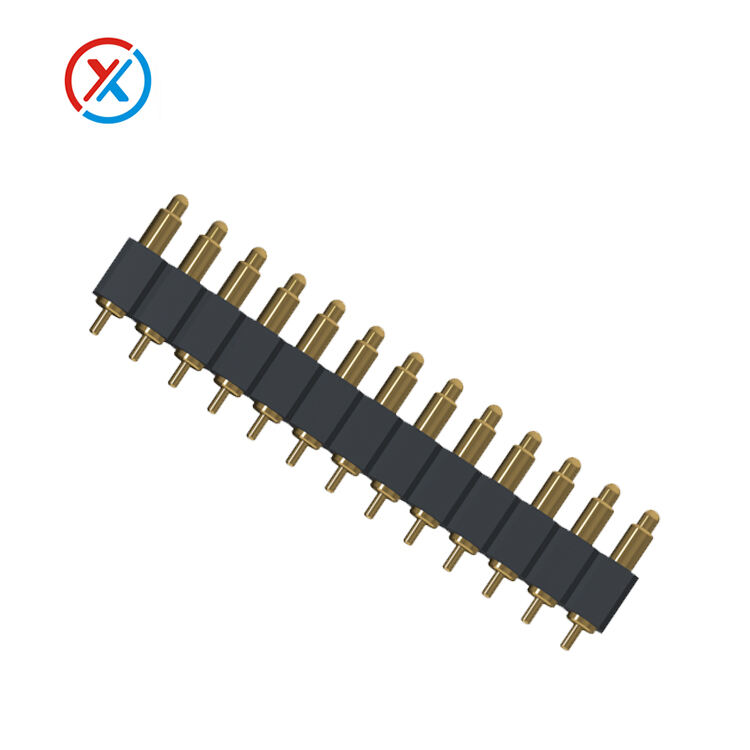 Mga tagagawa ng mga konektor na may spring,pogo pin array 13 position 12v contact pad connectors