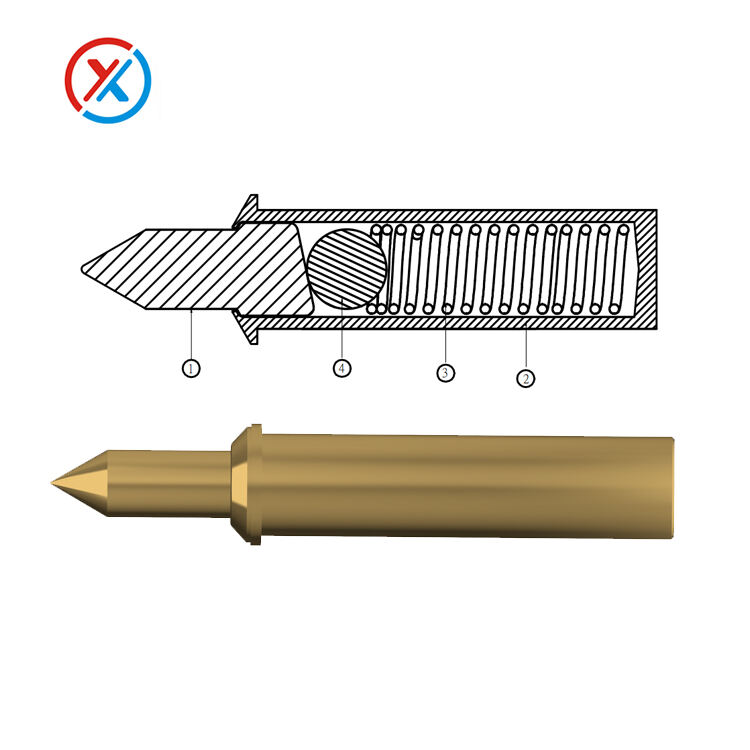 high current spring loaded contacts,5A current pogo pin manufacturers