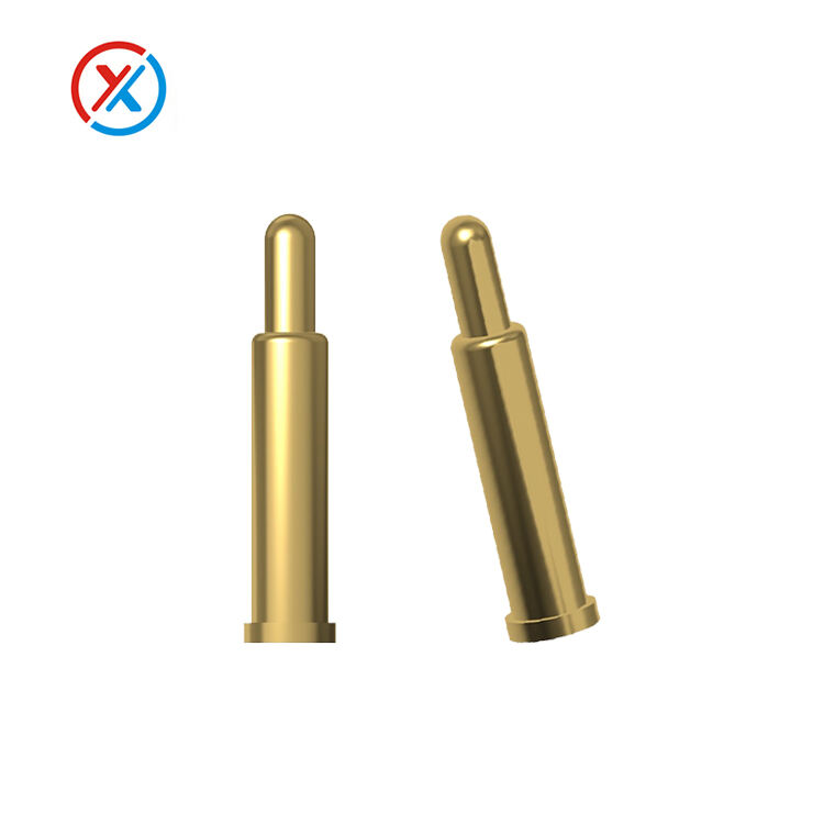 Custom pogopin gold plated thimble high current connector charging pin