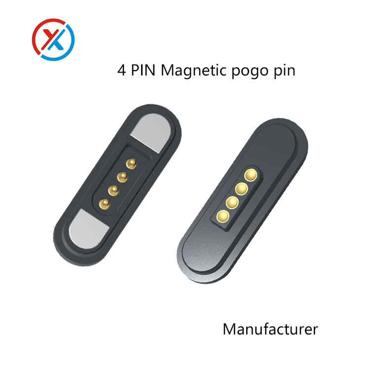 постачальник 4 PIN магнітного зарядного конектора,2A 3A потужність магнітних pogo батька та матері-SM100  