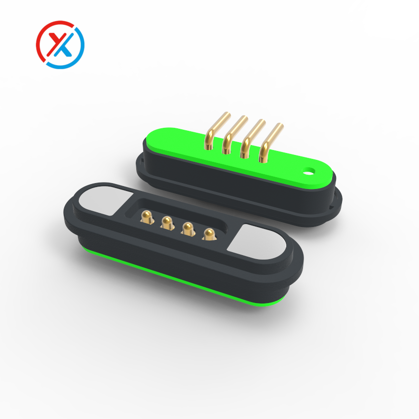 dc Magnetic Pogo Pin Connector | 12 volts 3 amps