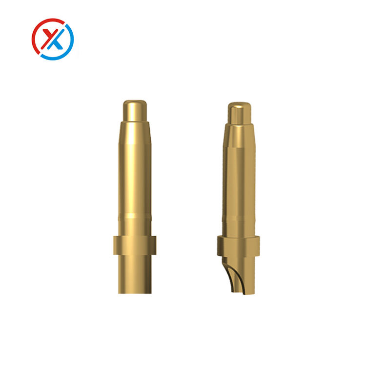 Custom 20A high-current pogopin gold-plated spring pin for magnetic connectors