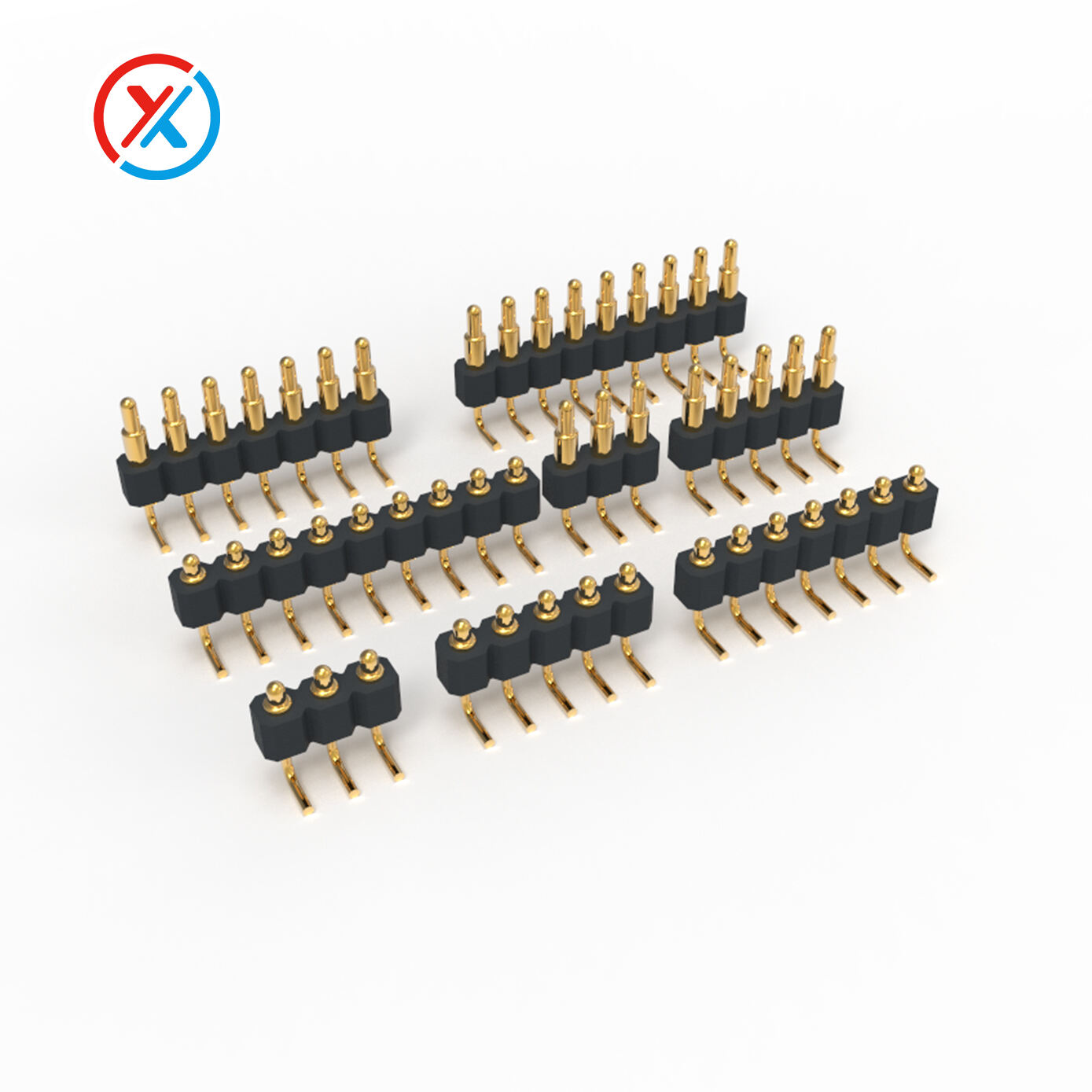 1-100 Post trí Pogo Pin Connectors 1-20A Supplier/ROHS Certified