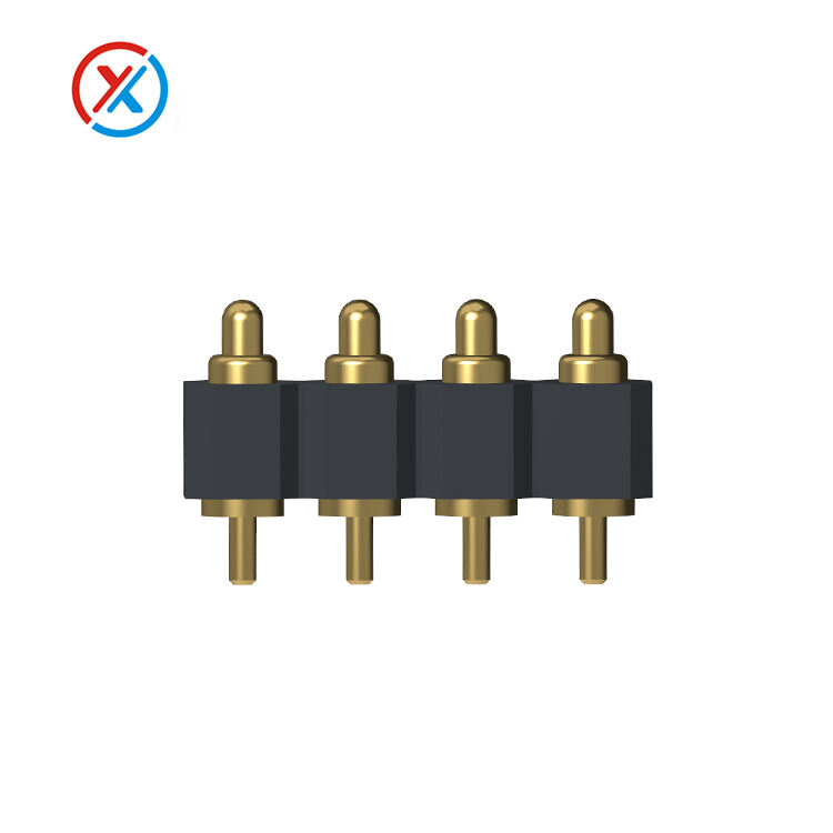 Custom 2 3 4 5pin magnetic pogopin 1A 2A 3A 5A Current connector magnetic connector pogopin