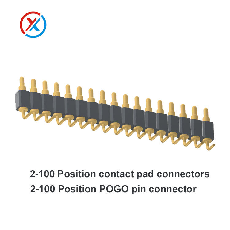 2-100 Pin Pogo Connector Supplier,Fine Pitch Pogo Pins Right Angle-Support Customization