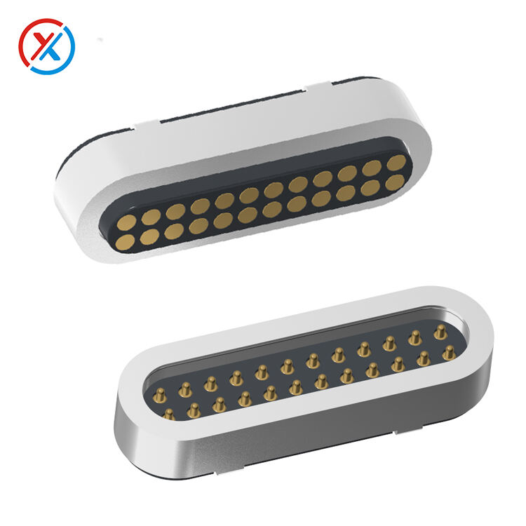 24 pin connessione a forma di pista mag-pogo 12v 1ampere connessione maschile e femminile-1222