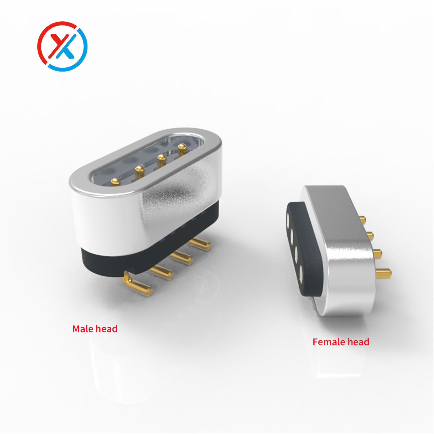 High-Current Runway Magnetic Connector for Medical Equipment