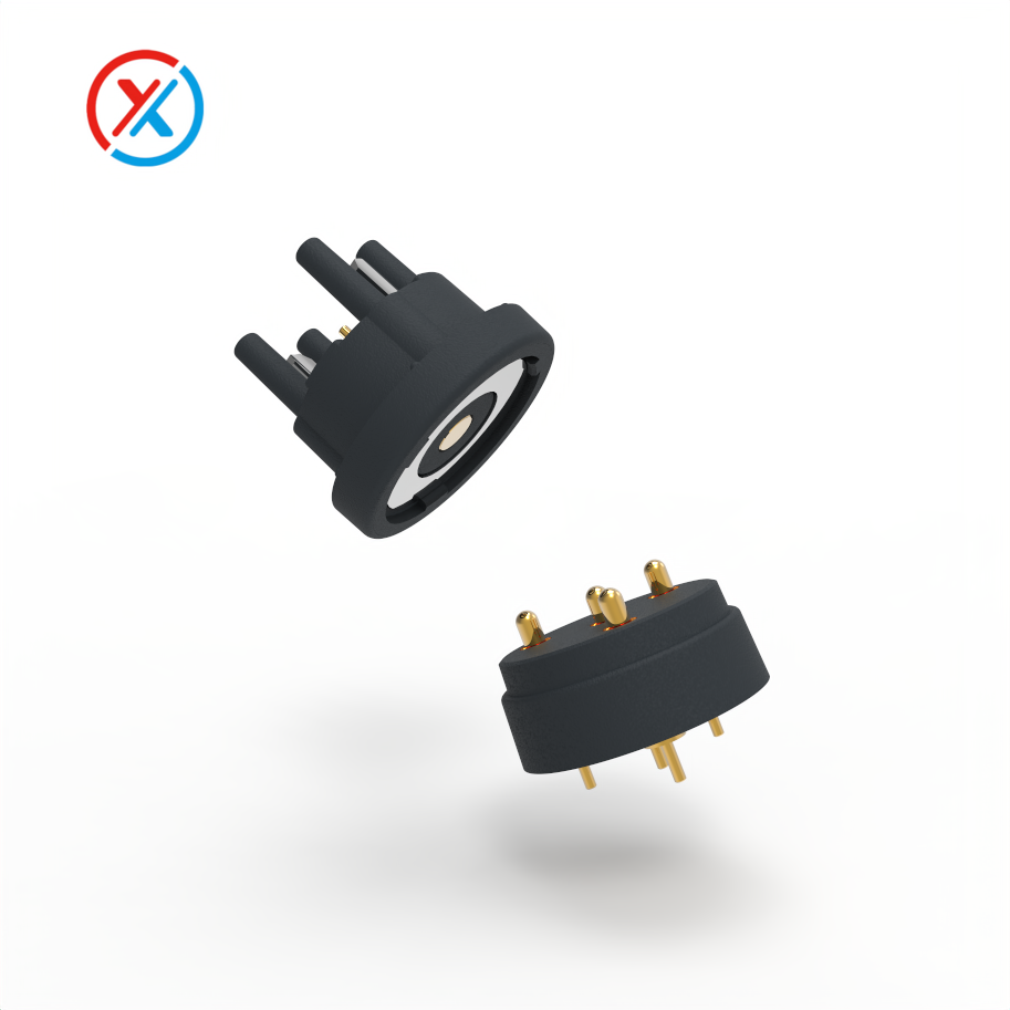 Pogo Pins Connector DC 18V 5A