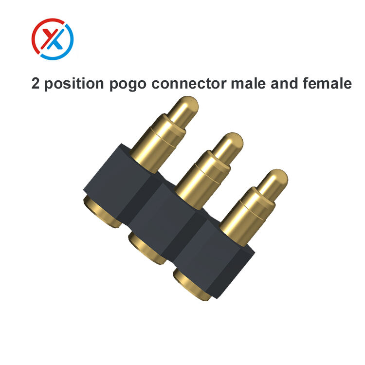 Spring Loaded Connector 12v 3amps,3Pin Pogo Pads Manufacturer