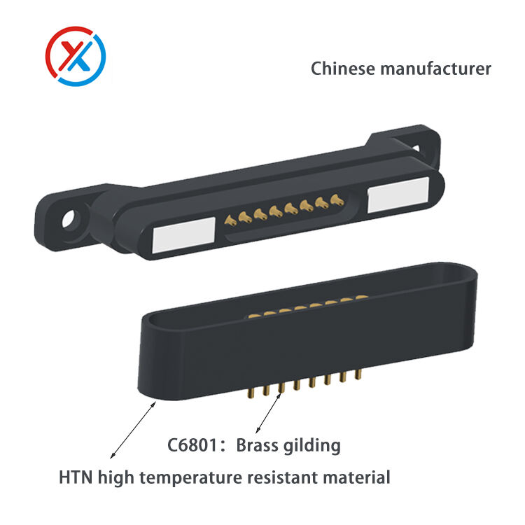 magnetic connector electrical manufacturer 8 pin-1482