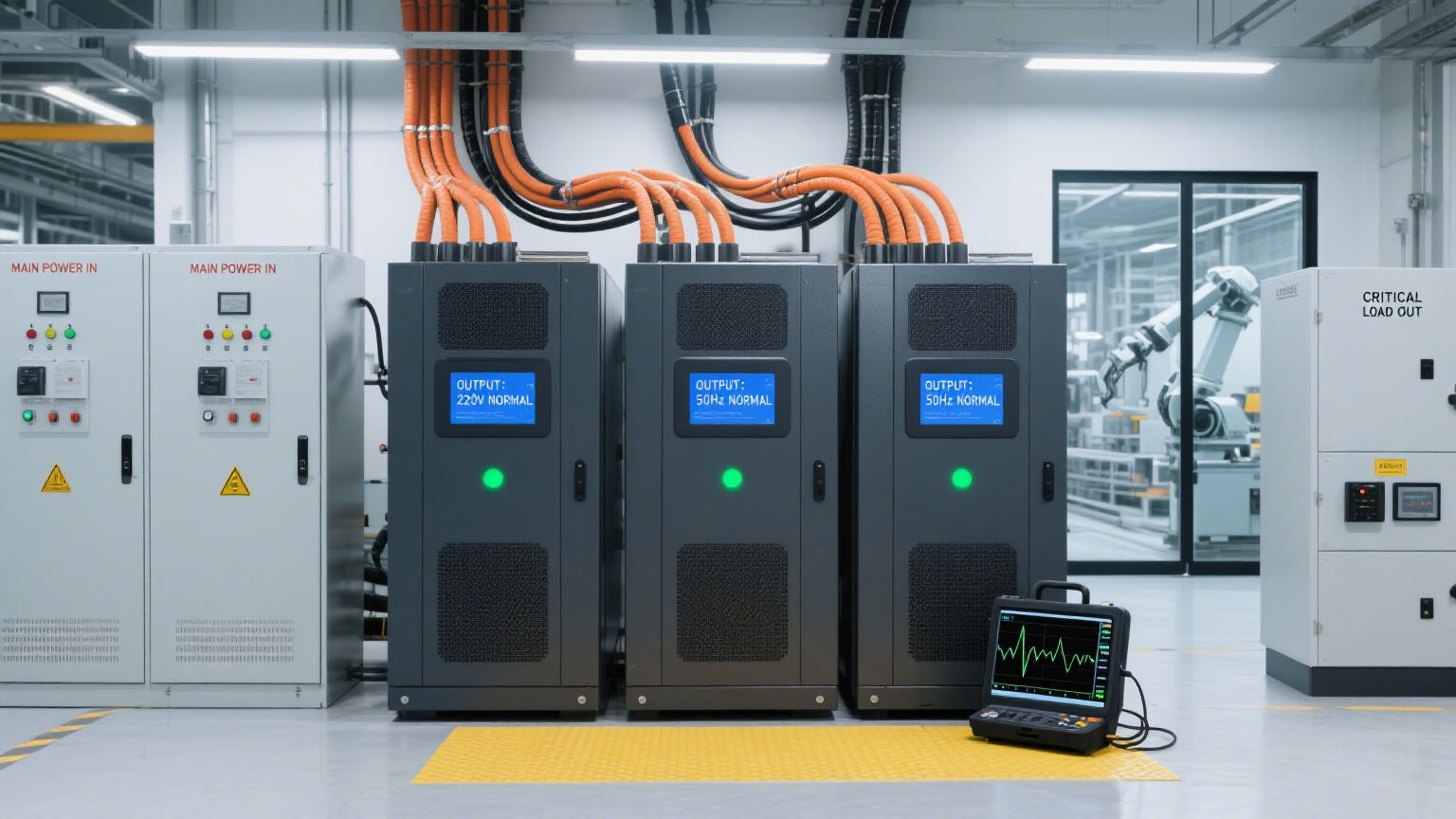 Industrial UPS: Key for Factory Operations