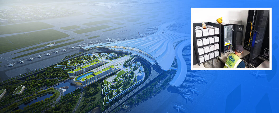 International airports use uninterruptible power supply