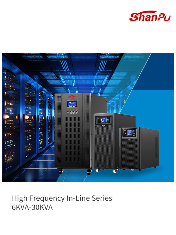 High Frequency Online Single Input Single Output  Three Input Single Output UPS 6KVA to 30KVA