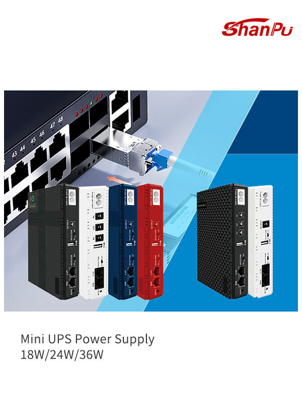 DC Mini UPS Power Supply 18W/24W/36W