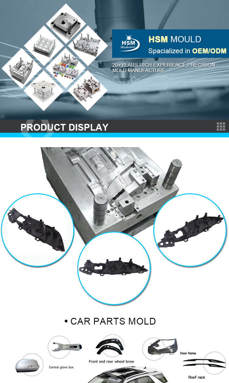 Auto Spare Moulds High Quality Plastic Injection Moulds for Automotive Spare Parts factory