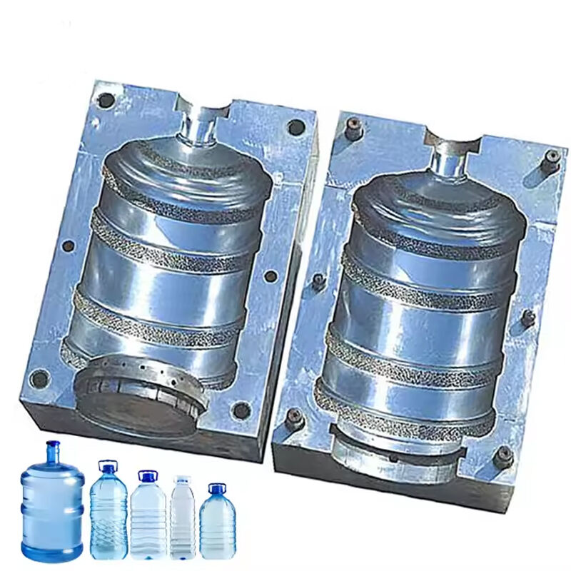 design custom molds multi cavity hot runner plastic injection pet blowing mould blow molding plastic bottle