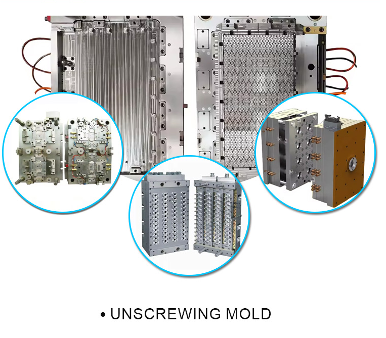 Cold Runner Unscrewing Structure Collapsible Core Mold Custom Plastic Injection Mould_2-1.png