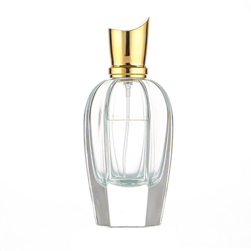 30 ml 100 ml parfüm cam şişesi altın kapağı ile