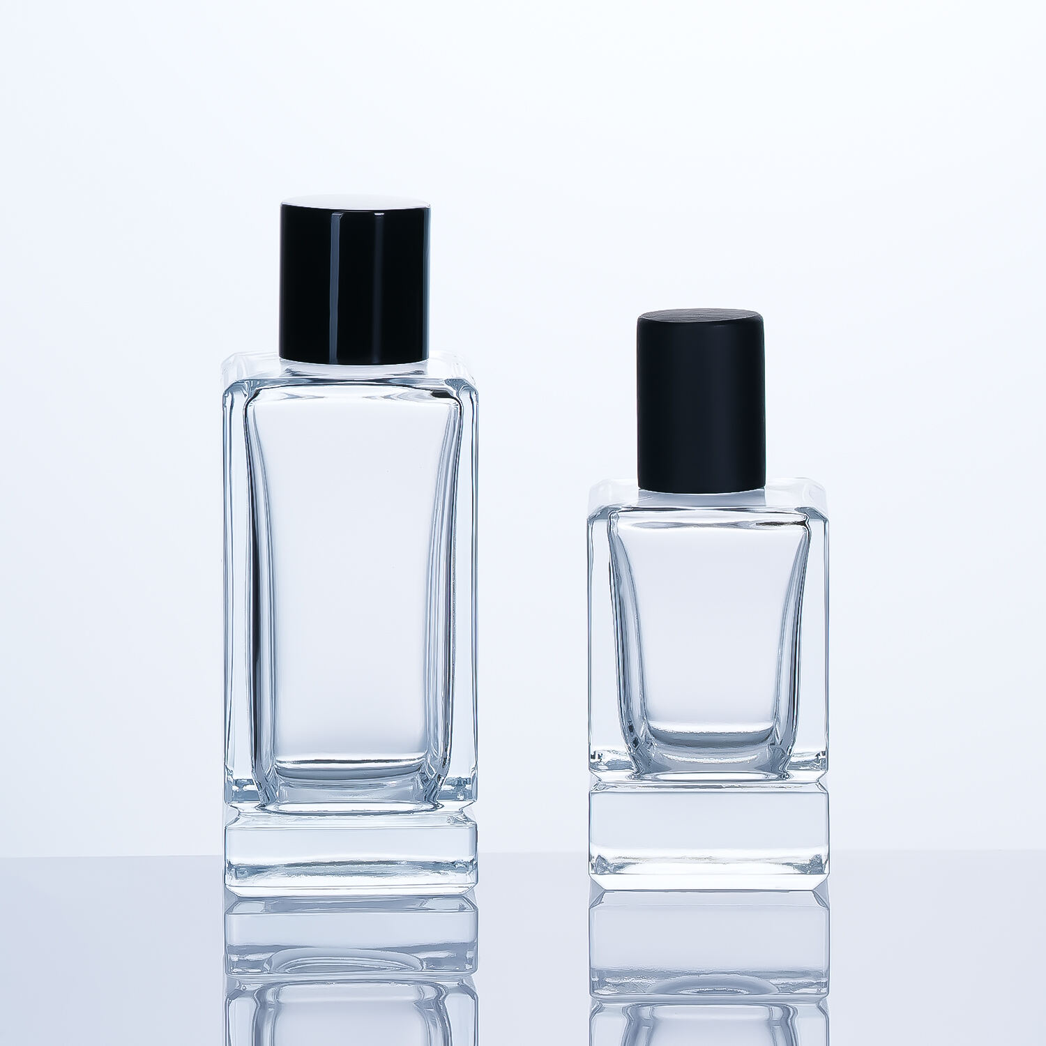 زجاجة عطر شفافة بسعة 50 مل و100 مل