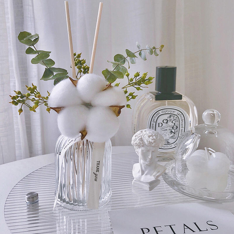 50ml 100ml 200mlClear luxury glass aromatherapy bottle