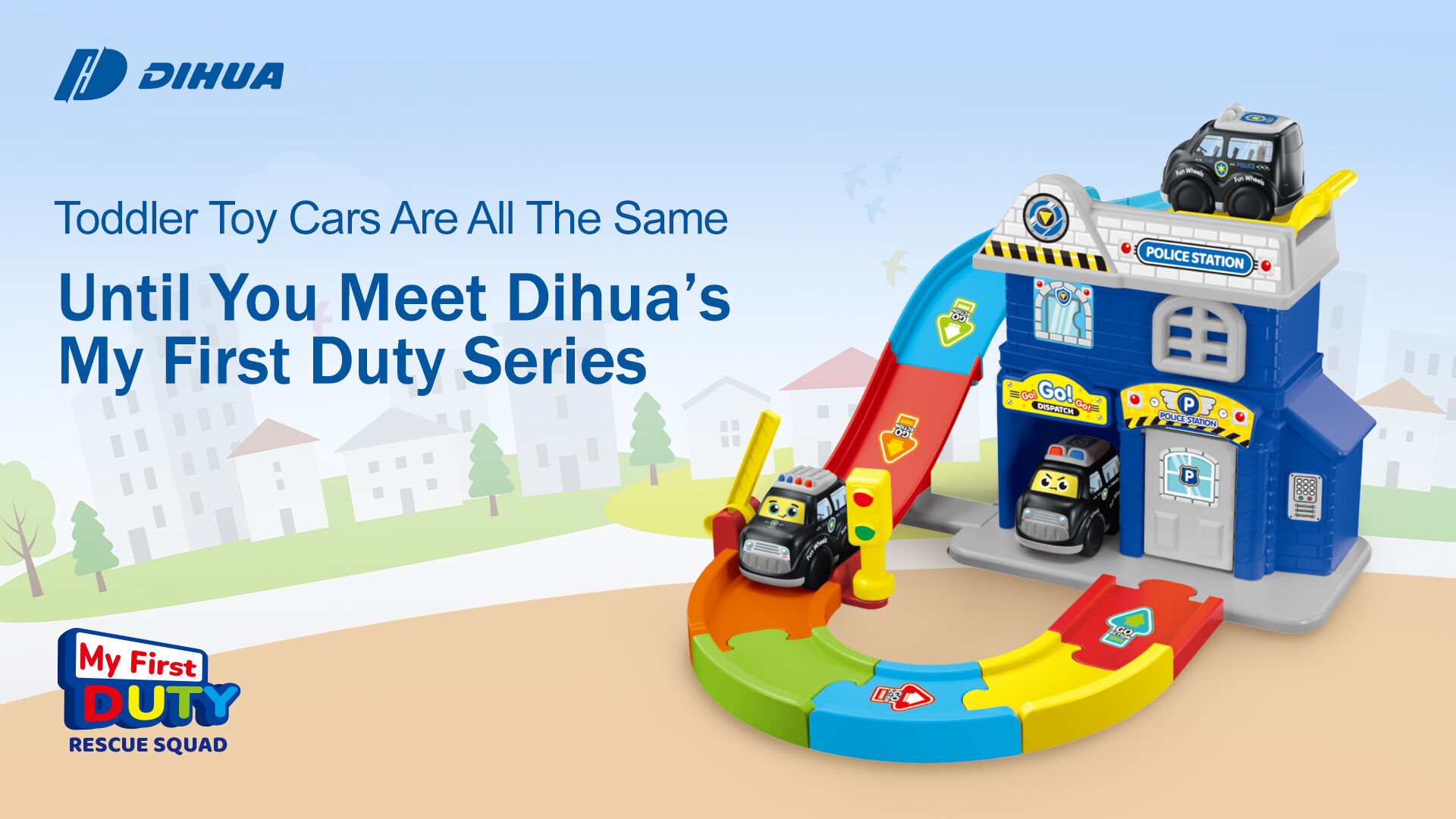 Los coches de juguete para niños pequeños son todos iguales… hasta que conoces la serie My First Duty de Dihua