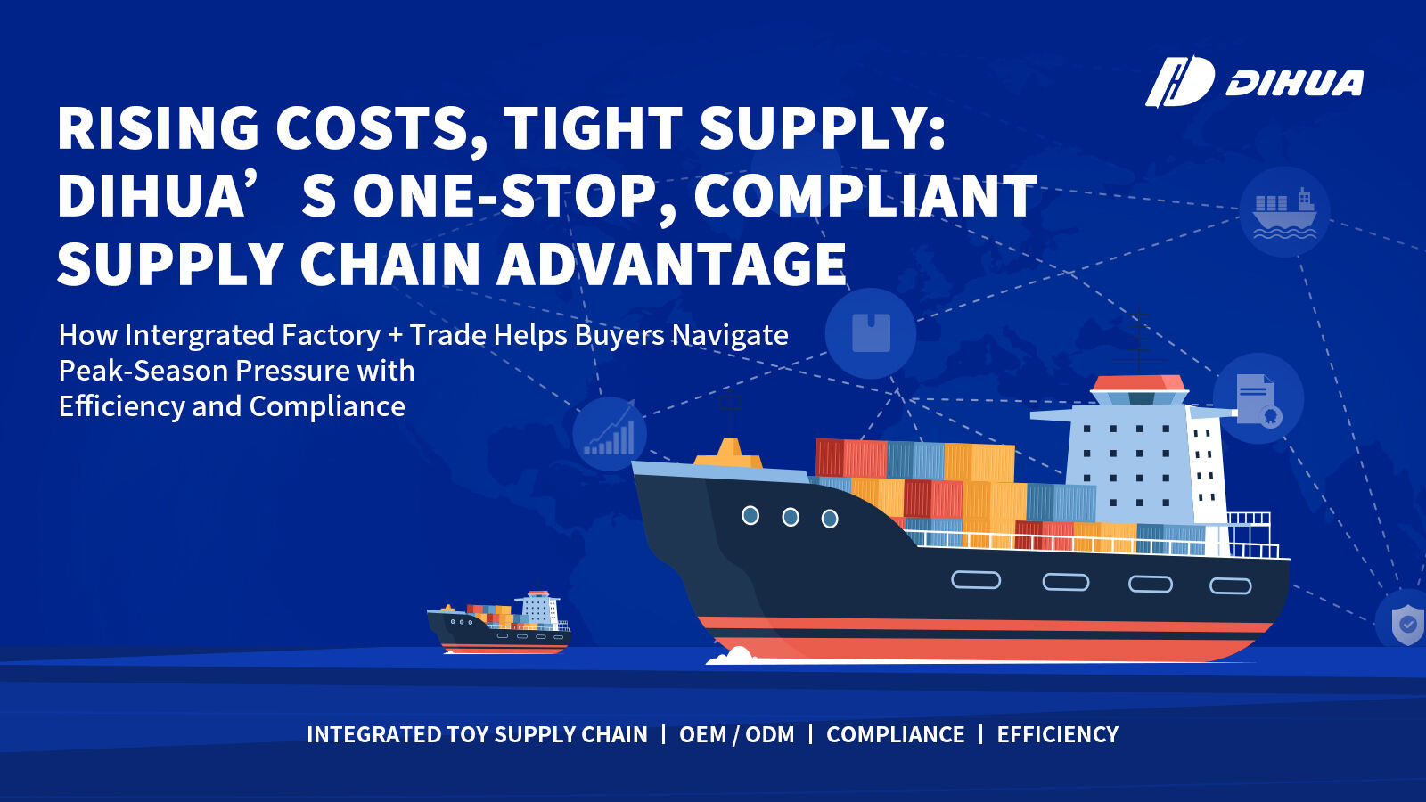 Рост затрат, ограниченные поставки: преимущество комплексной и соответствующей нормам цепочки поставок Dihua