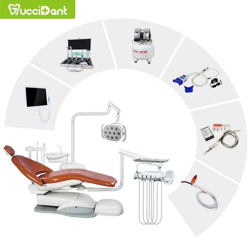 2個セットの5つのLED高速歯科用タービンと低速インナーコントラ