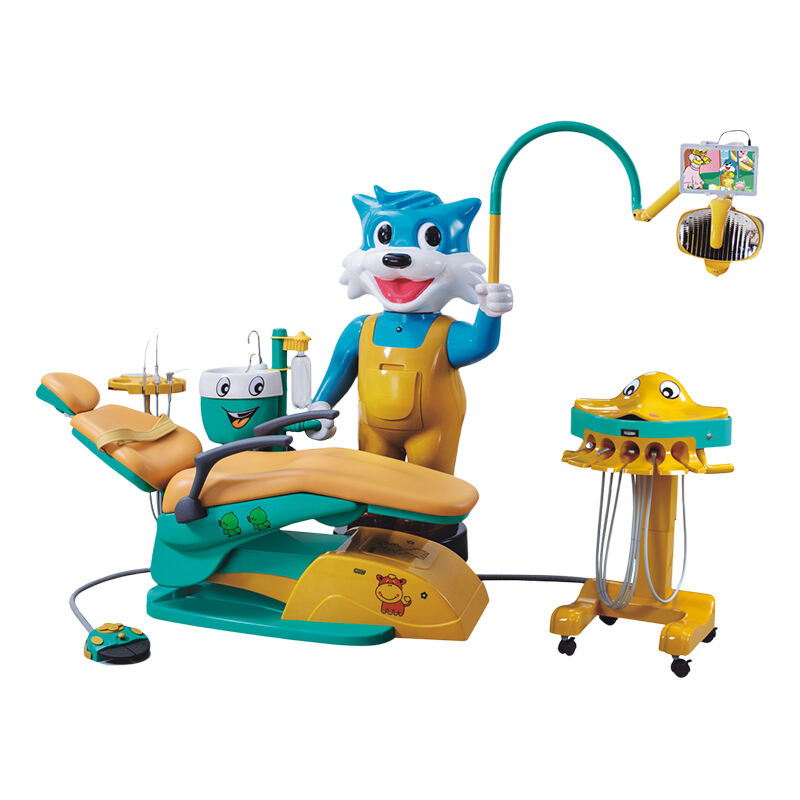 Pediatric Dentistry Cartoon Style Medical Children Dental Unit Chair