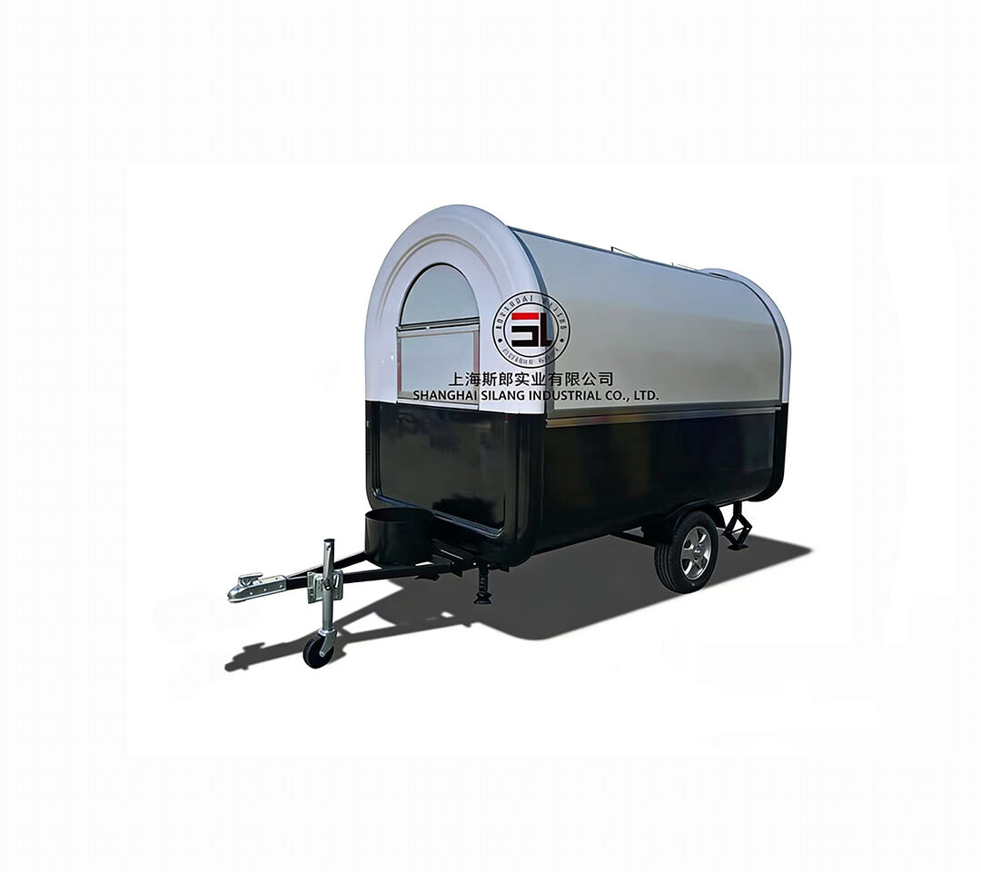 Fast food trailer mobile kitchen for ice cream machine food cart