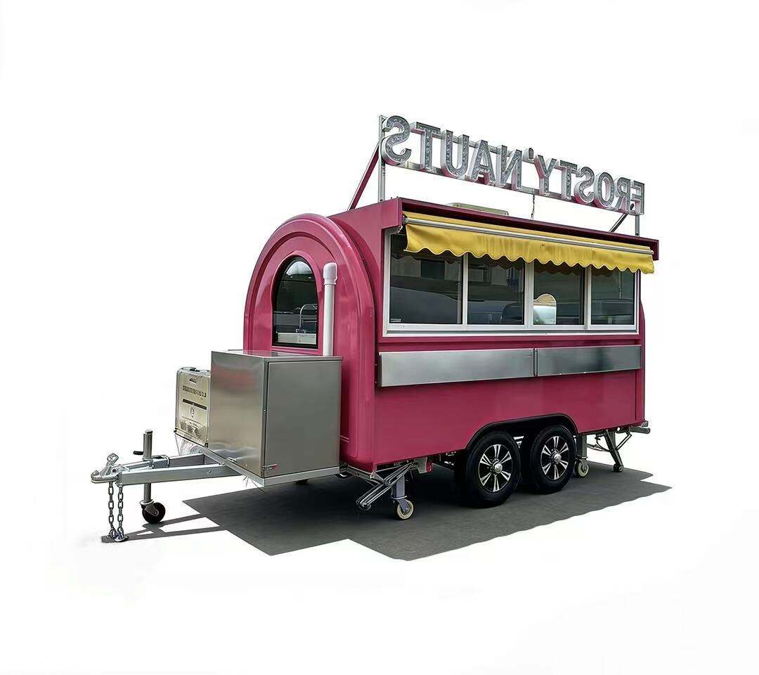 MAICHE سفارشی نوشته نوری علامت ها موبایل پنکیک داغ سوسیس آبیس پیتزا غذا تریلر کامیون بار