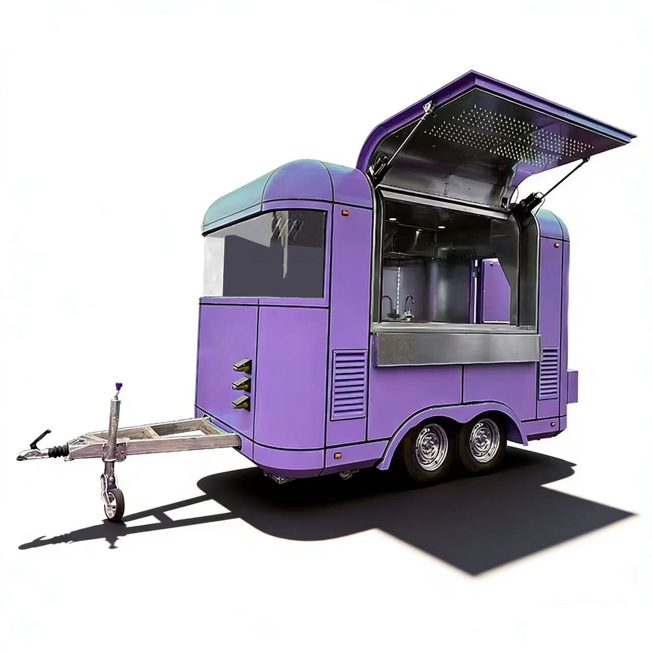 Quality Traction Snack Dining Truck Cheaper Food Trailer Street Mobile Hot Dog Food Carts for Sale