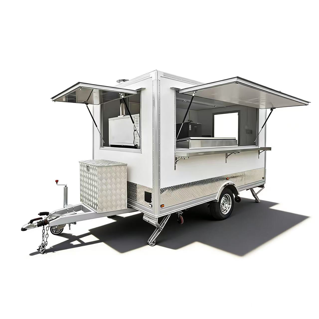 غذاهای سرخ شده، شکلات، وافل بارbecue قابل سفارش برای تریلر خیابانی کامل SLUNG