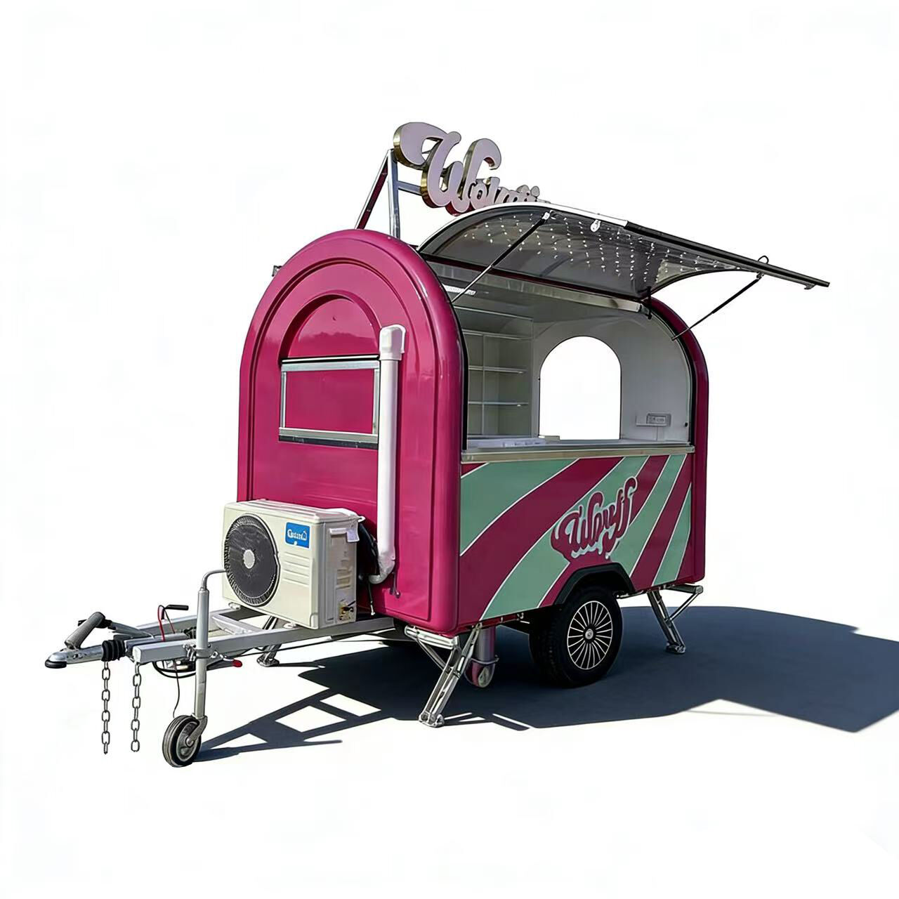 MAICHE سفارشی موبایل چوبی غذا تریلر کامیون فروشگاه شیرینی بار