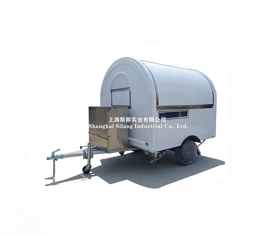 Mobile Food Kiosk Ice Cream Trucks Taco Cart Sweet Corn Shop Small Fast Food Trailer