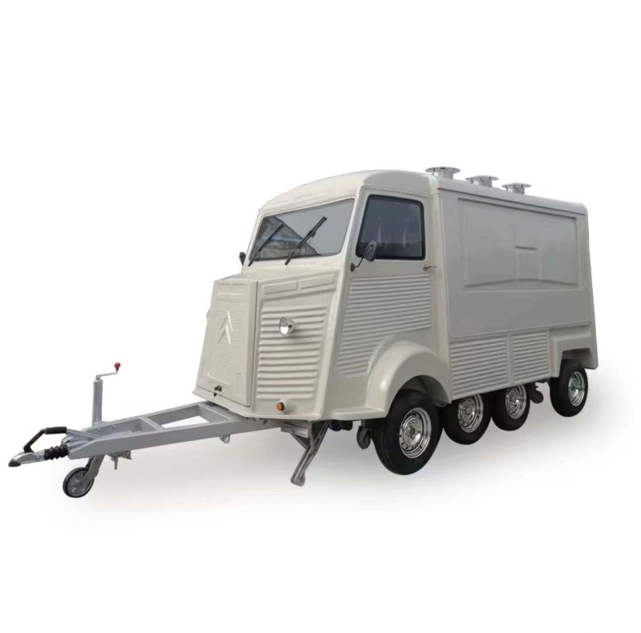 الفرانشايز الشامل في الشوارع: وافل، آيس كريم، برجر، عربة طعام متنقلة