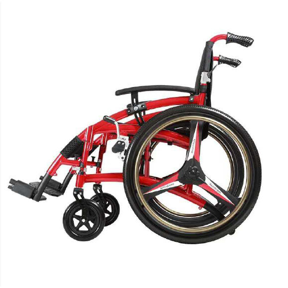 Magnesium-aluminum alloy non-magnetic wheelchair