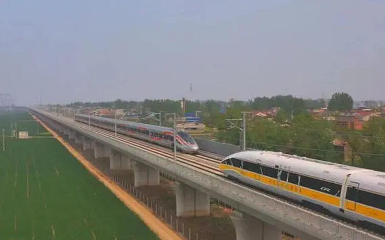 CR450 EMU prototype for the first time to for permanent magnet motor