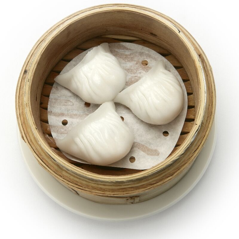 Food Grade Silicone Coated Dim Sum Paper for Bamboo Steamer