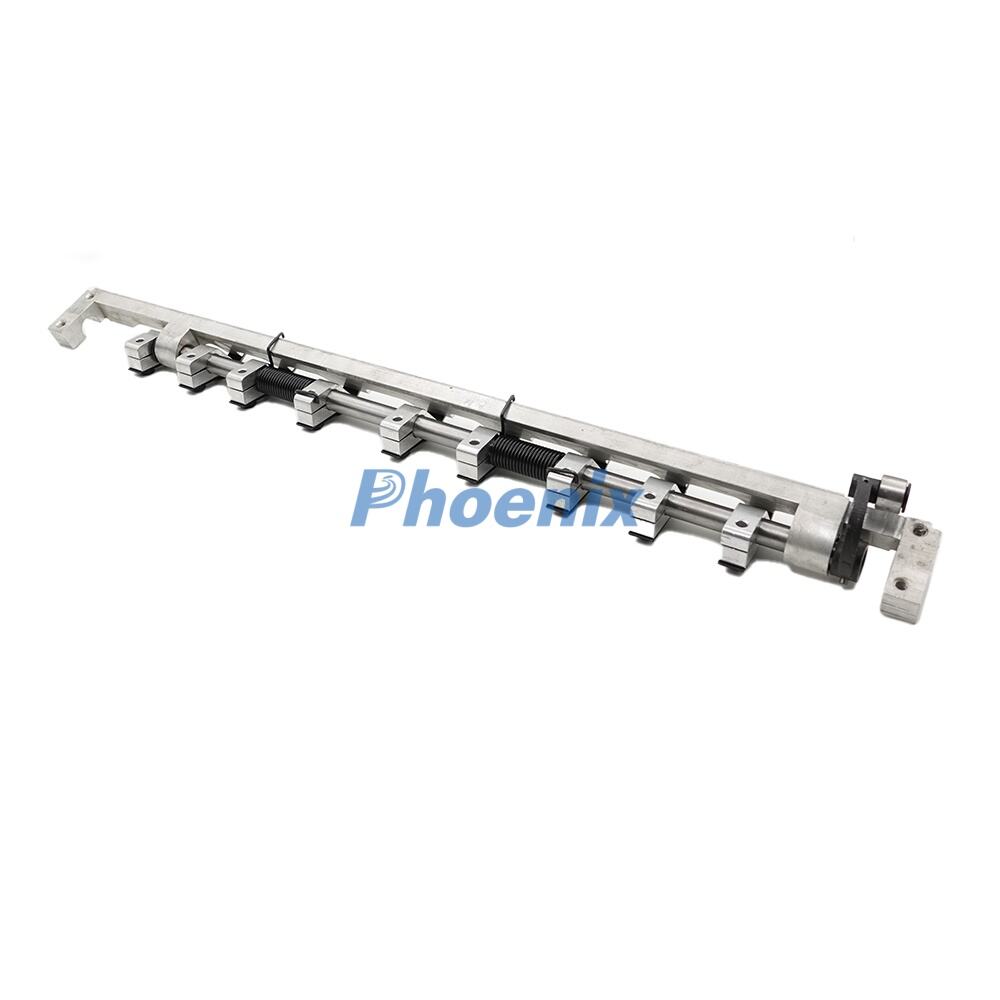 Barra morsetti per macchina da stampa offset GTO52, ricambi GTO52 42.014.003F, gruppo morsetti mobili