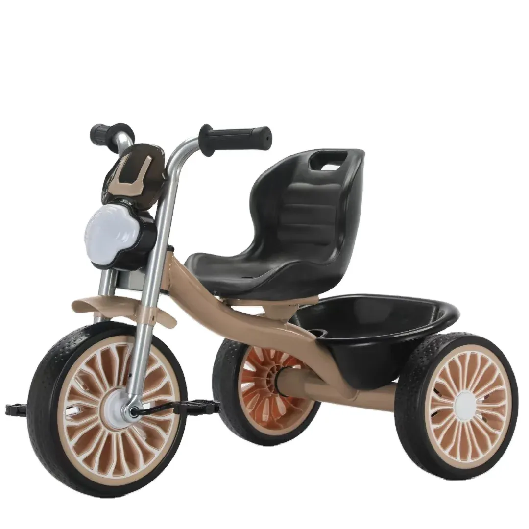 2025 New Model Unisex Foldable Pedal Ride-on 3-Wheel Kids Tricycle Toy for Children Aged 2-6 Years Factory Wholesale