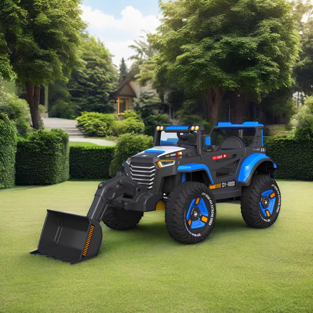 Wholesale 12V Battery Electric Excavator Ride-on Toy for Kids Children's Plastic Beach Excavator Car for Baby