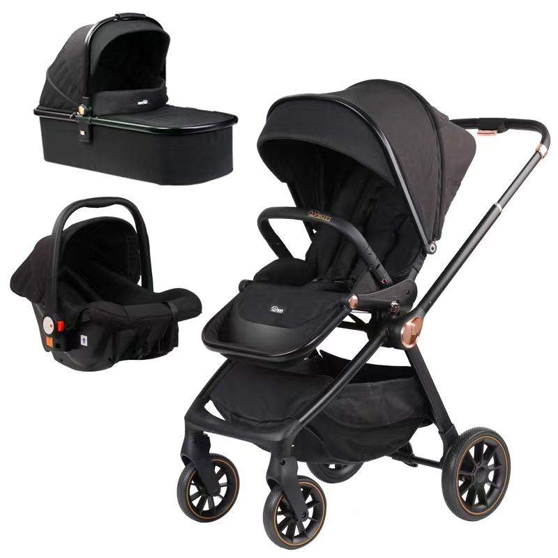 Wholesale 3 in 1 Portable Custom Foldable Compact Travel Baby Pram Dining Tray Baby Stroller with Car Seat