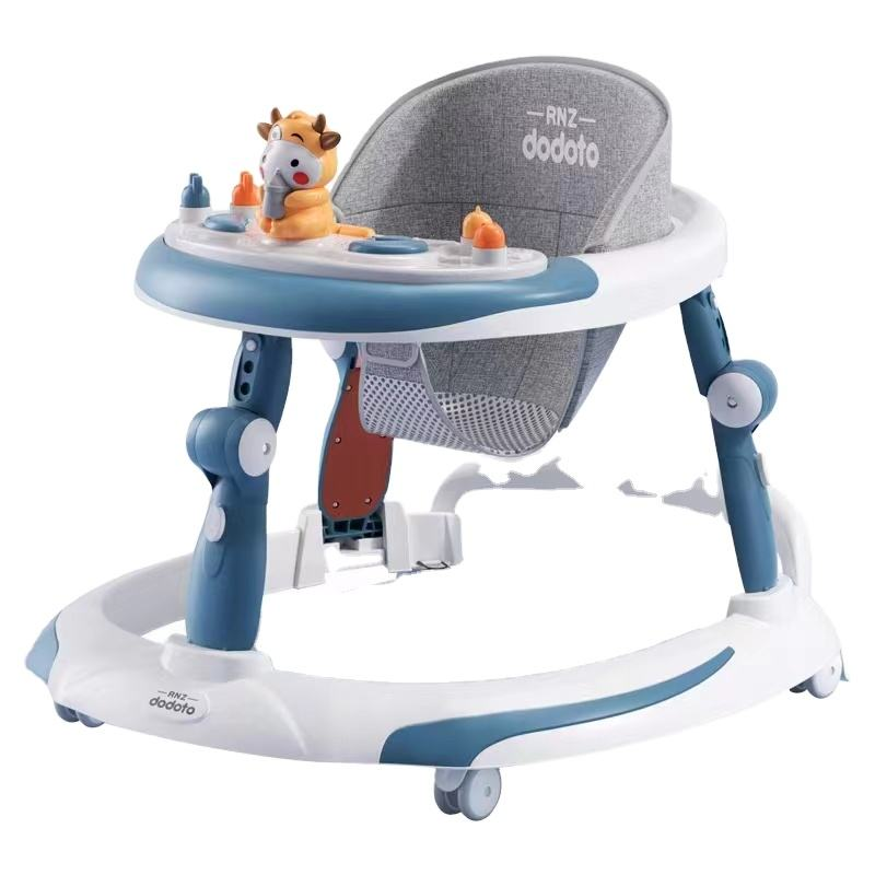 2025 High Quality Wheel Baby Walker Anti-O-Leg Plastic Multi-Function Push Kids' Baby Walker Learning Feature Gift Babies