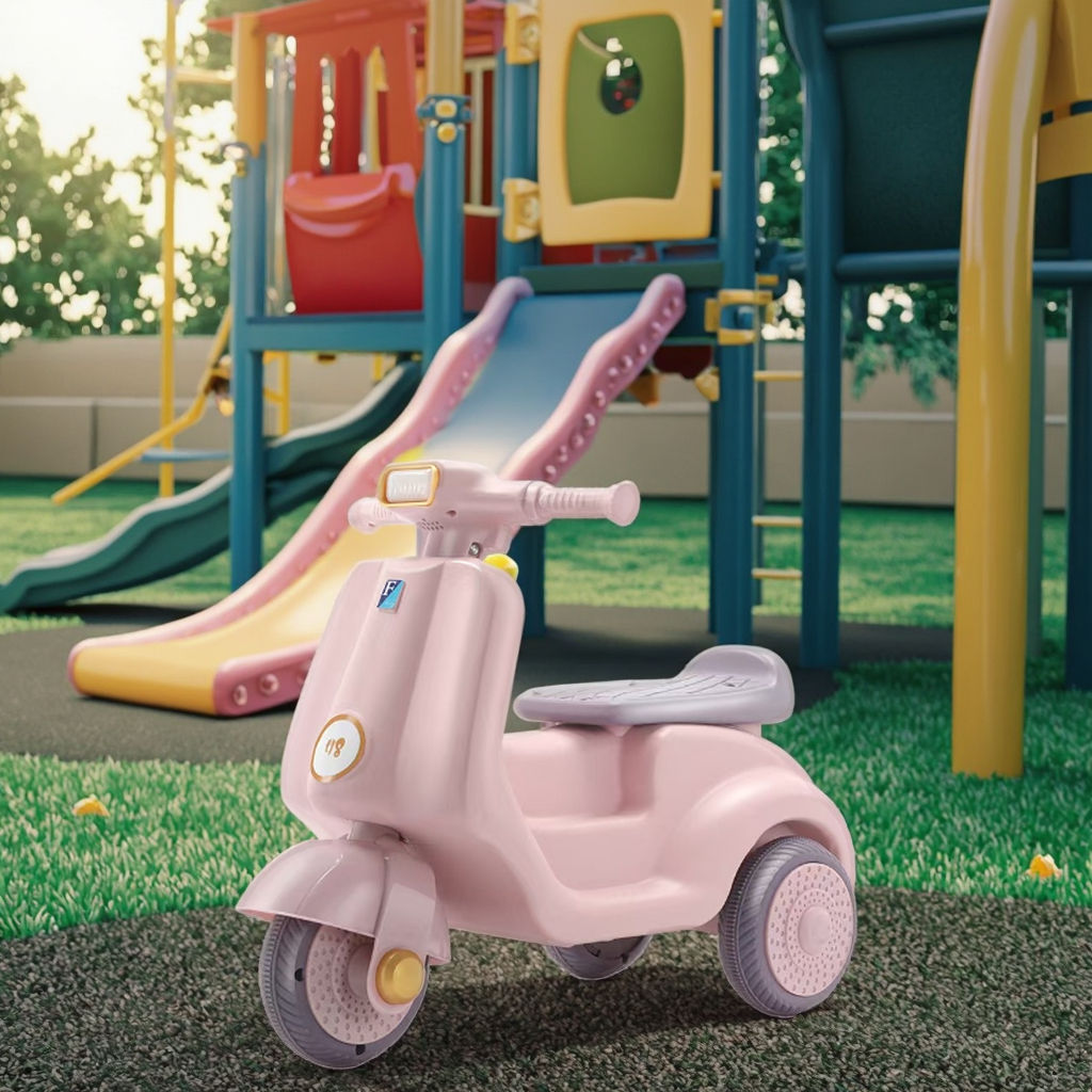 Children's Four-Wheel Anti-Rollover Baby Slide Car Universal Wheel Baby Electric Toy for Kids' Sliding Cars