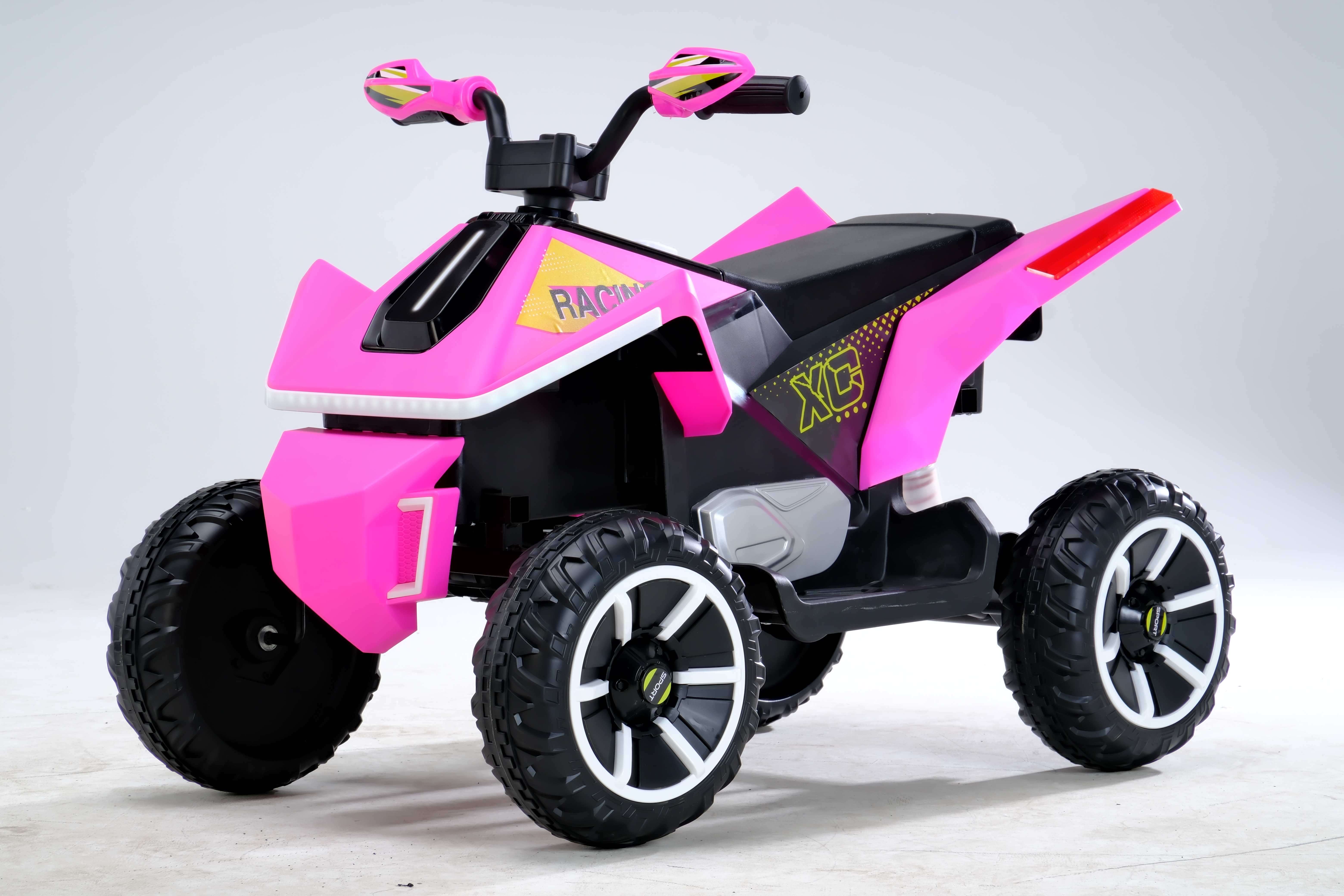 Unisex New Electric Four-Wheel Ride-On Battery Car Children's Beach Motorcycle 6-12 Year Old Off-Road Plastic Toy Kids ATV