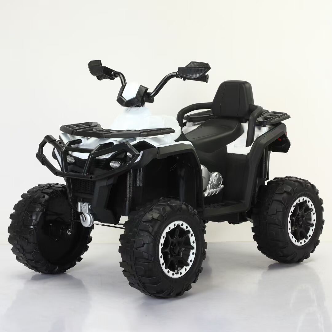 2025 Unisex New Electric Four-Wheel Ride-On Battery Car Children's Beach Motorcycle 6-12 Year Old Off-Road Plastic Toy Kids ATV